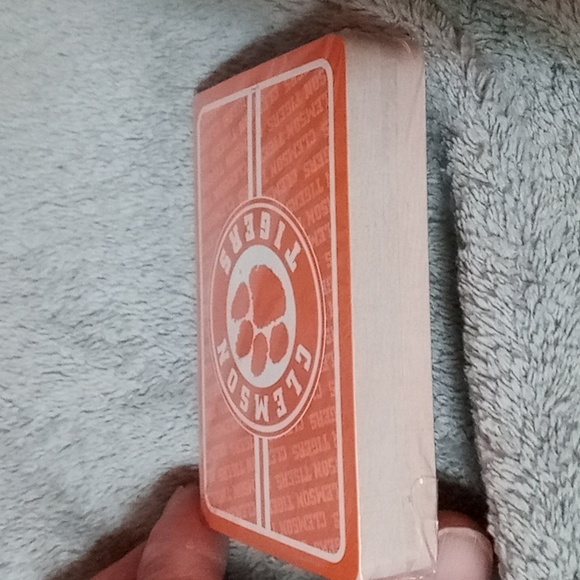 2013 Jenkins Enterprises Game Day Outfitters Clemson Tigers Playing Cards NIB - Picture 4 of 5